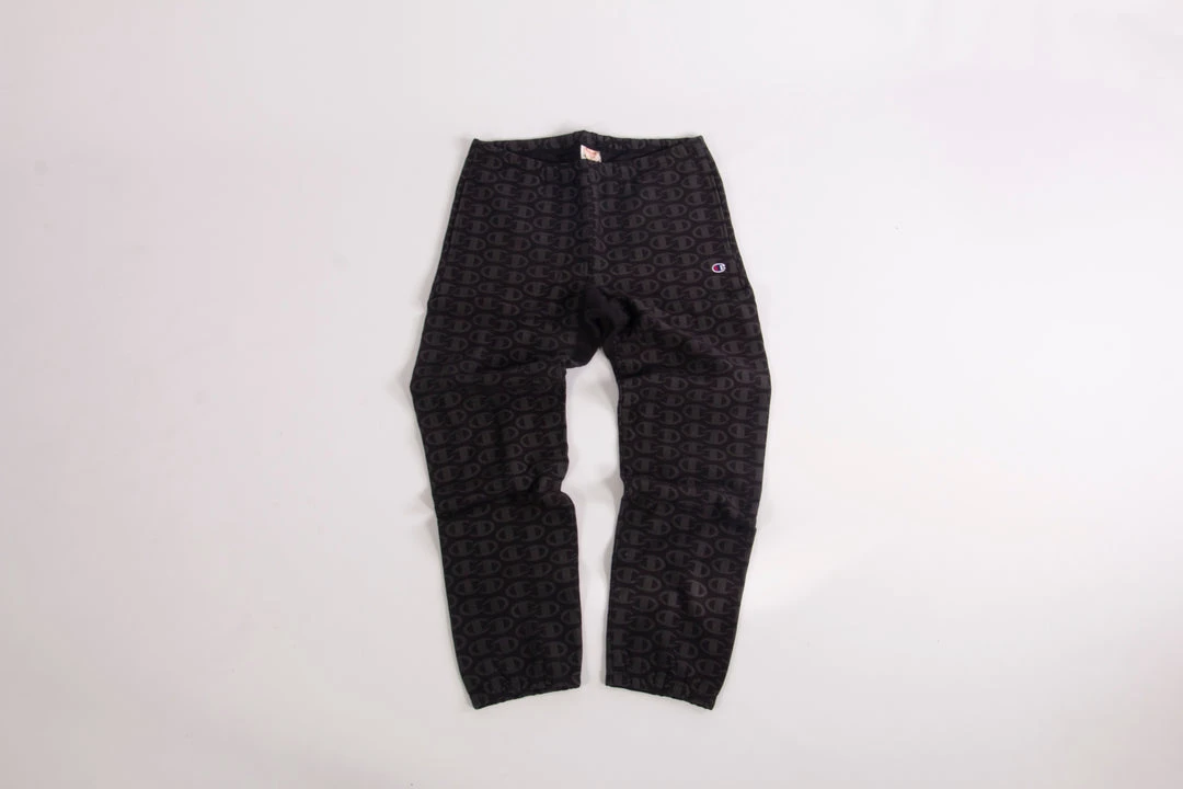 Champion Europe Premium - Allover C Logo Print Reverse Weave Jogger (Black) APPAREL 1 Champion Europe Premium - Allover C Logo Print Reverse Weave Jogger (Black) APPAREL