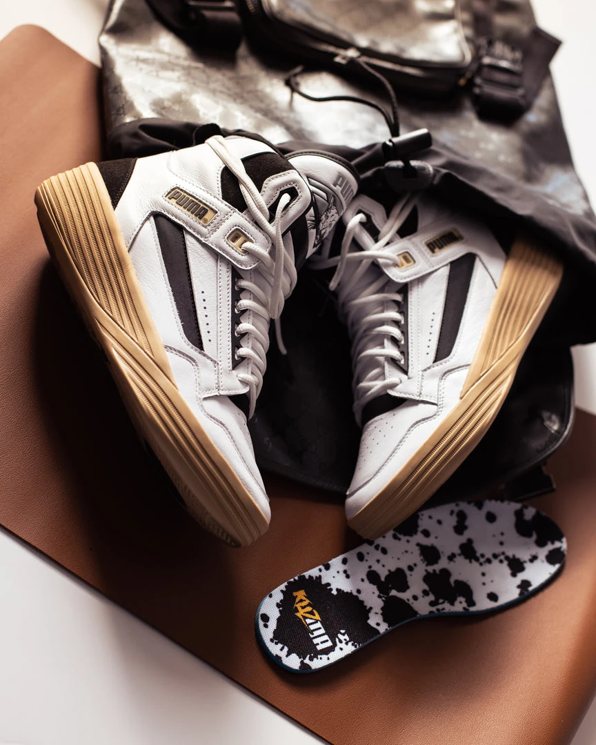 SNEAKERS Puma Clyde All-Pro Kuzma Mid (Puma White-Pebble) 4 SNEAKERS Puma Clyde All-Pro Kuzma Mid (Puma White-Pebble)