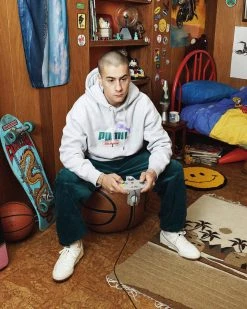 Puma X Butter Goods Hoodie (Light Gray Heather) New Arrivals 5 Puma X Butter Goods Hoodie (Light Gray Heather) New Arrivals