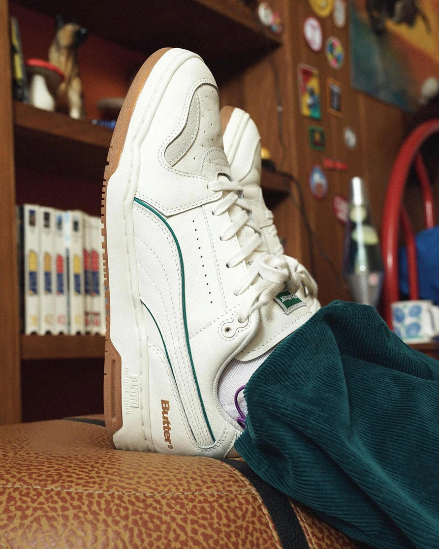 Puma Slipstream Lo Butter Goods (Whisper White-Cadmium Green)