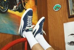 Puma Basket VTG Butter Goods (Dark Denim-Whisper White) SNEAKERS