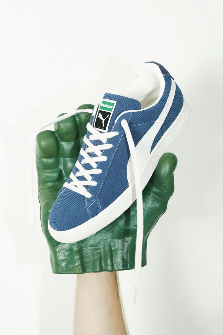 Puma Basket VTG Butter Goods (Dark Denim-Whisper White) SNEAKERS 4 Puma Basket VTG Butter Goods (Dark Denim-Whisper White) SNEAKERS