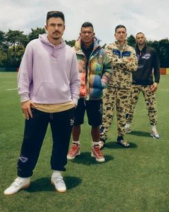 Puma X Kidsuper Studios AOP Fleece HZ Top (Beige/Khaki)