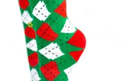 Arkansocks - Argyle State Of Mind (Green/Red-White)