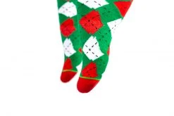Arkansocks - Argyle State Of Mind (Green/Red-White)