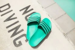 Adidas Adilette (Hi Ress Green/ Core Black) SNEAKERS 9 Adidas Adilette (Hi Ress Green/ Core Black) SNEAKERS