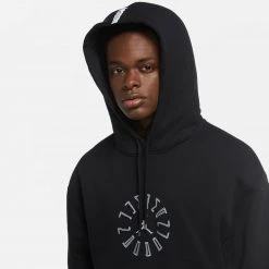 Air Jordan AJXI Black Tie Hoodie (Black) APPAREL