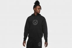 Air Jordan AJXI Black Tie Hoodie (Black) APPAREL