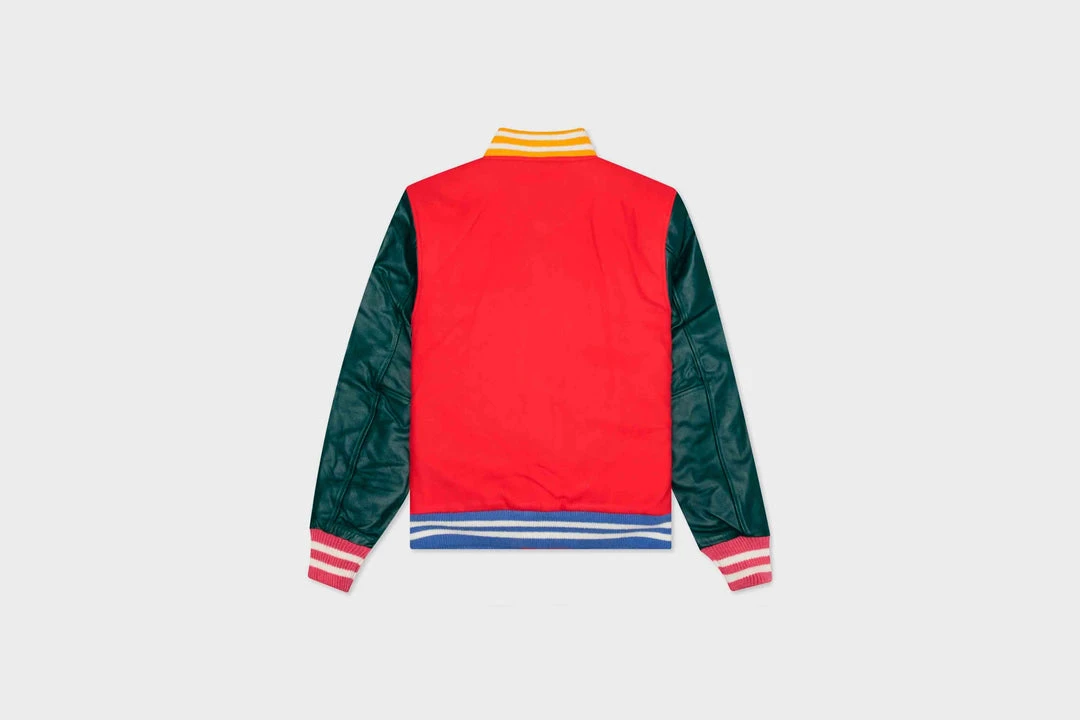 Billionaire Boys Club BBC - Letterman Jacket (Lollipop Red) 2 Billionaire Boys Club BBC - Letterman Jacket (Lollipop Red)