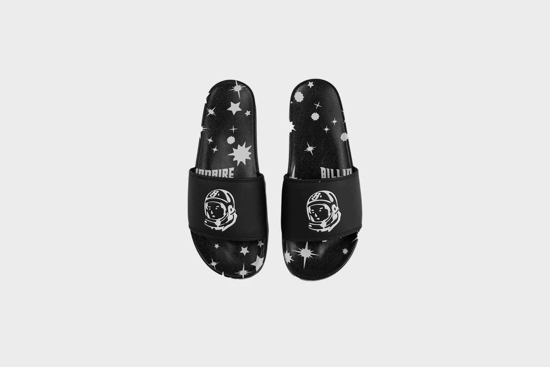 Billionaire Boys Club BBC - Moon Walk Slides (Black) 1 Billionaire Boys Club BBC - Moon Walk Slides (Black)