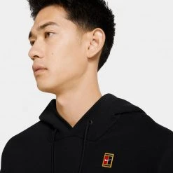 APPAREL Nike Fleece Tennis Hoodie (Black)