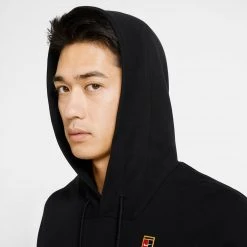APPAREL Nike Fleece Tennis Hoodie (Black)