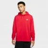Nike NSW Club Hoodie (Red) APPAREL