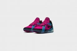 Nike Lebron XVIII Low (Fireberry/Black-LT Blue Fury)