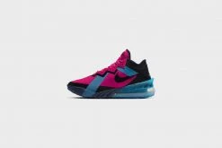 Nike Lebron XVIII Low (Fireberry/Black-LT Blue Fury)