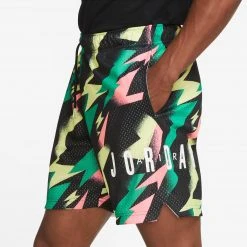 APPAREL Jordan Jumpman Printed Shorts (Black/Sunset Pulse)