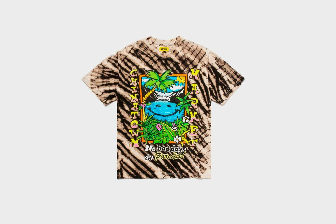 Chinatown Market - Smiley No Bad Days In Paradise (Tiger Tie-Dye) New Arrivals 1 Chinatown Market - Smiley No Bad Days In Paradise (Tiger Tie-Dye) New Arrivals