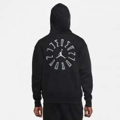 Air Jordan AJXI Black Tie Hoodie (Black) APPAREL