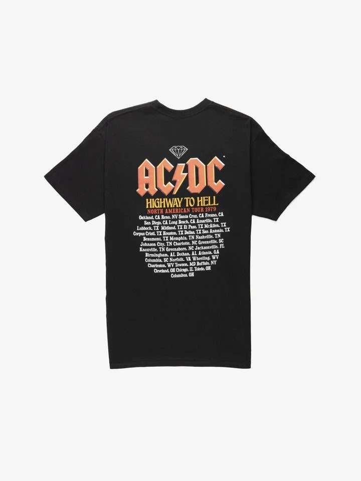 Diamond Supply CO. Diamond Supply Co X AC/DC - Highway To Hell Tee (Black) APPAREL 2 Diamond Supply CO. Diamond Supply Co X AC/DC - Highway To Hell Tee (Black) APPAREL
