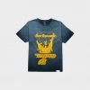 Diamond Supply CO. New Arrivals Diamond Supply Co X Ozzy Osbourne Dark Idol Oil Wash Tee (Navy)