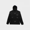 Diamond Supply CO. Diamond Supply Co X Ozzy Osbourne Hell Bat Allover Print Hoodie (Black) New Arrivals