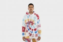 APPAREL EPTM - Tie Dye Hoodie (Red/Blue)