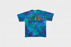Liquid Blue Grateful Dead - Dancing Bears Tee (Blue/Green/Tye Dye) APPAREL