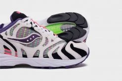 Saucony Grid Azura 2000 (Wht/Blk/Neon)