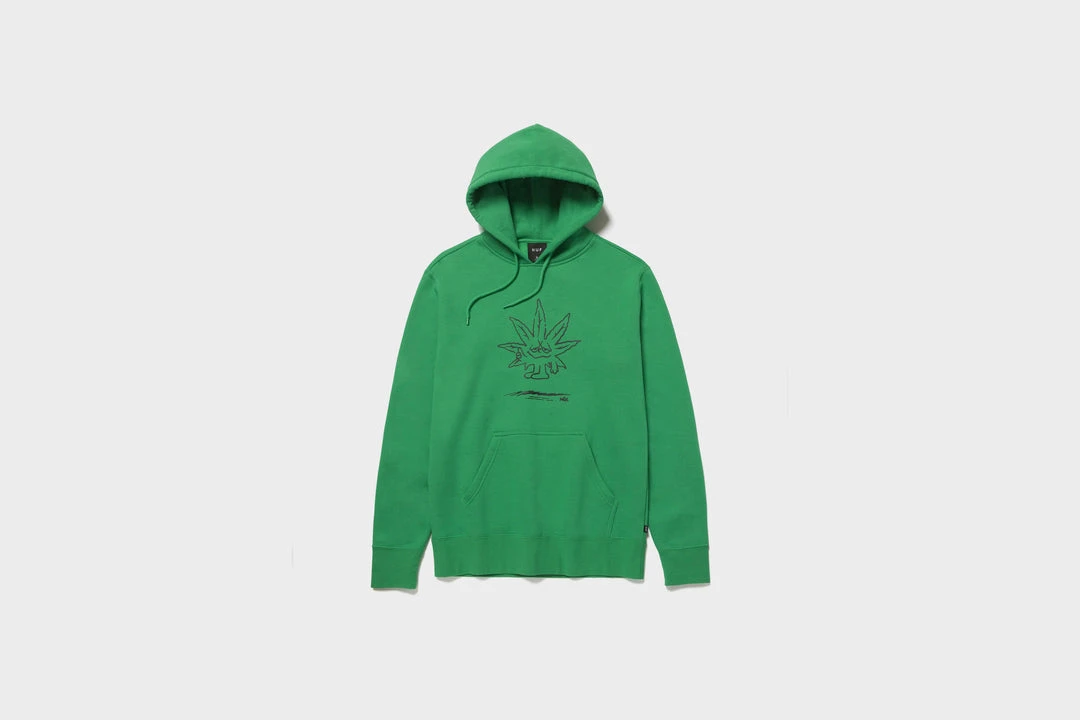 Huf - Easy Green P/O Hoodie (Green) 1 Huf - Easy Green P/O Hoodie (Green)
