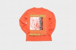 Surf Is Dead - Psycho Active L/S Tee (Bright Salmon)