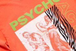 Surf Is Dead - Psycho Active L/S Tee (Bright Salmon)