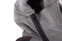 SNEAKERS Nike - Sportswear Tech Fleece Dynamic Reveal Hoodie (Heather Grey/Navy-Red)