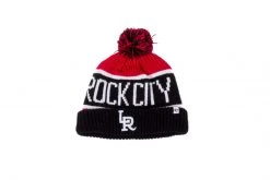 47 Brand RCK X 47 - Travelers Calgary Cuff Knit (Black/White/Red) HEADWEAR