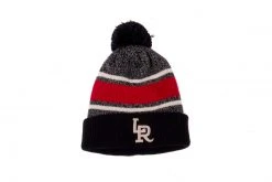 47 Brand RCK X 47 - Travelers Fairfax Cuff Knit (Black/Red/Heather Grey-Off White) HEADWEAR