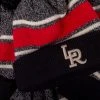 47 Brand RCK X 47 - Travelers Fairfax Cuff Knit (Black/Red/Heather Grey-Off White) HEADWEAR