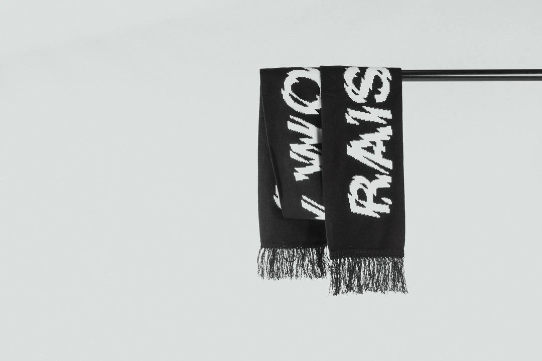 Raised By Wolves - Shatter Scarf (Black) 1 Raised By Wolves - Shatter Scarf (Black)
