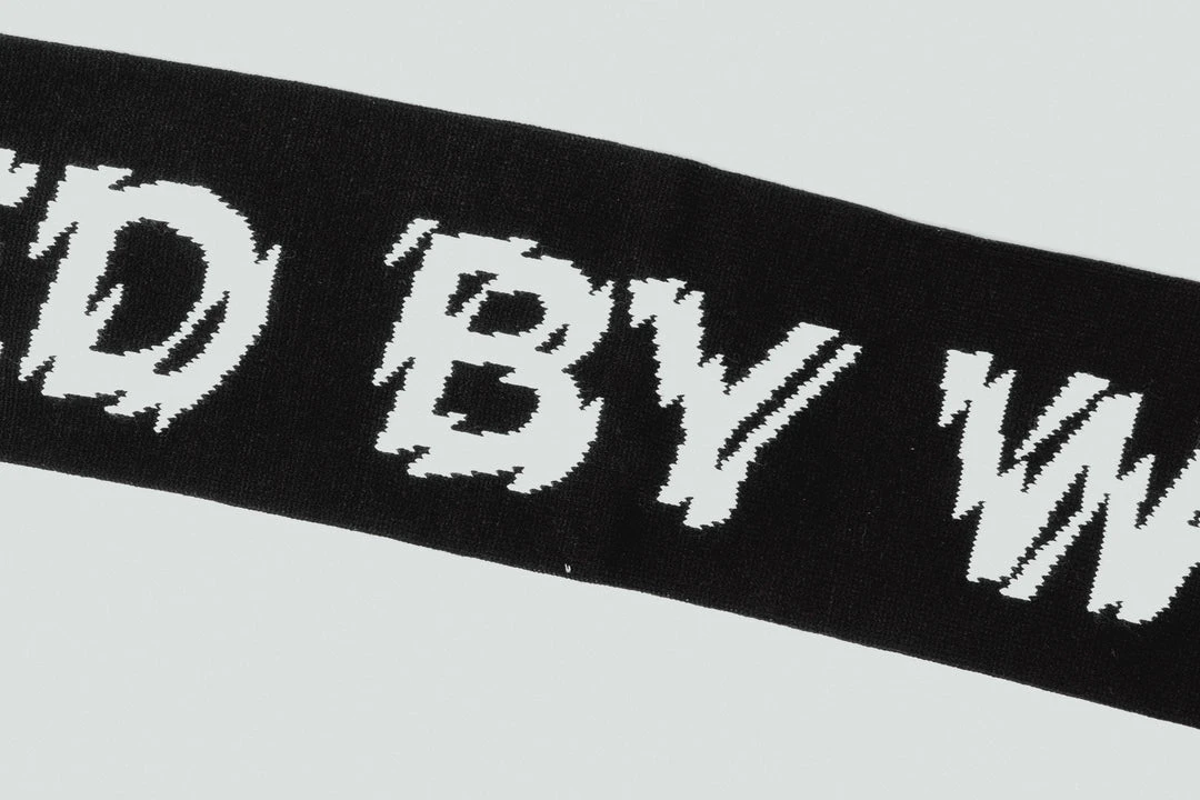 Raised By Wolves - Shatter Scarf (Black) 4 Raised By Wolves - Shatter Scarf (Black)