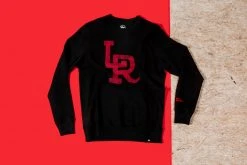47 Brand APPAREL RCK X 47 - LR Reverse French Terry Crew (Jet Black)