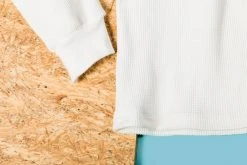 Born X Raised - Long Sleeve Crew Neck Tee (Cream)