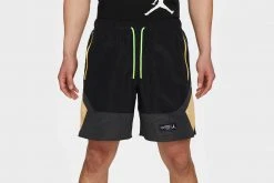 Jordan 23 Engineered Men’s Shorts (Black/Dark Smoke Grey/Citron Pulse/Electric Green)