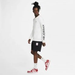 Jordan AJ4 Long Sleeve T-Shirt (White)