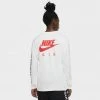 Jordan AJ4 Long Sleeve T-Shirt (White)