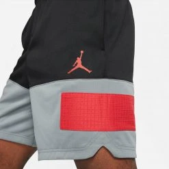 Jordan Dri-FIT Men’s Shorts (Black/Smoke Grey/Gym Red/Gym Red) APPAREL