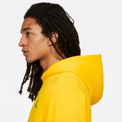 New Arrivals Jordan Essentials Fleece Pullover Hoodie (Tour Yellow)