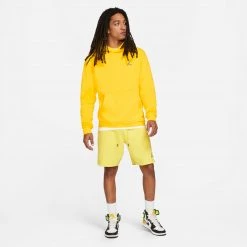 New Arrivals Jordan Essentials Fleece Pullover Hoodie (Tour Yellow)