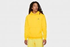 New Arrivals Jordan Essentials Fleece Pullover Hoodie (Tour Yellow)