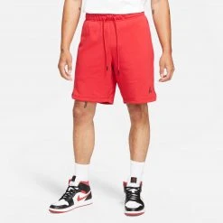 New Arrivals Jordan Essentials Fleece Shorts (Gym Red/Gym Red)