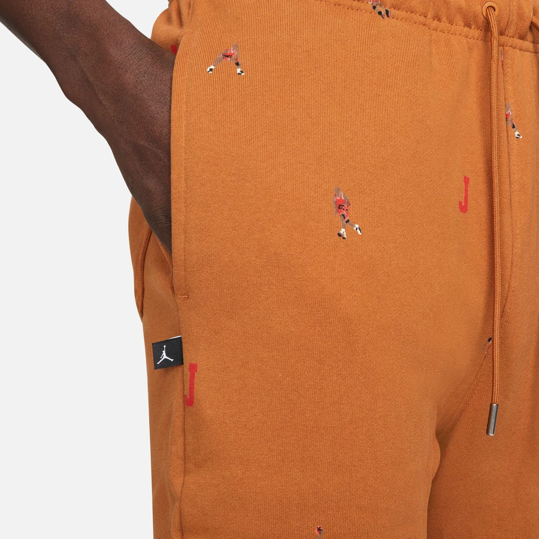 New Arrivals Jordan Essentials Printed Fleece Pants (Brown) 5 New Arrivals Jordan Essentials Printed Fleece Pants (Brown)