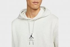 Jordan Essentials Statement Fleece Hoodie (Oatmeal Heather) New Arrivals