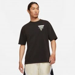 Nike APPAREL Jordan - Flight Essential Washed Graphic T-Shirt (Black)